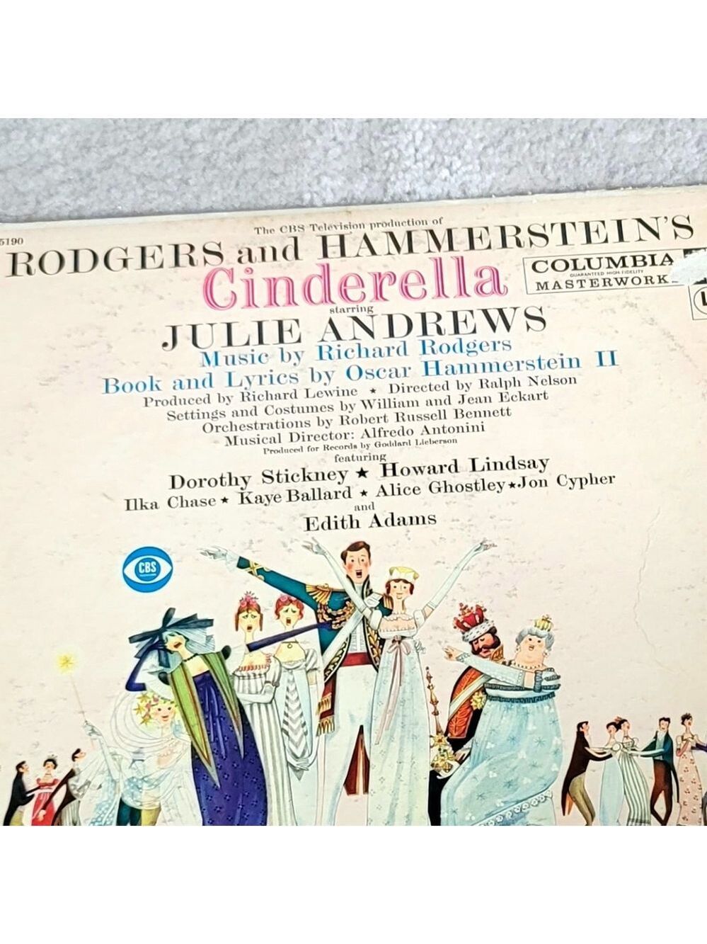Vinyl Record - Rogers and Hammerstein's Cinderella